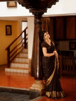 Black Saree Magic by Pragya Nagra